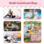ALVABABY 3pcs Cloth Diaper Wet Dry Bags Waterproof Reusable - Image 4