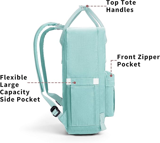 KALIDI Casual Laptop Backpack 15 Inches Classic Camping Rucksack Travel Outdoor - Image 3
