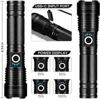 Lylting 2 Pack Rechargeable LED Flashlights High Lumens, 000LM Super Bright - Image 5
