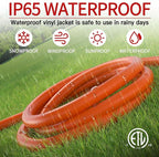 100 FT 10 Gauge Extension Cord Outdoor, Heavy Duty Weatherproof & Flame - Image 7