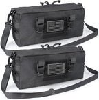 WYNEX Large Molle Pouch, Tactical Molle Bag Vertical Admin Pouch, Modular by WynexTactical