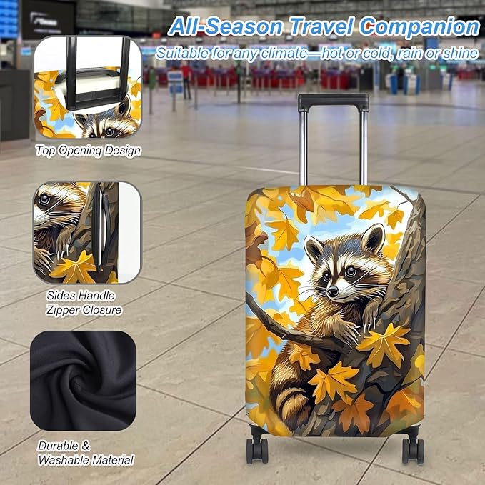Luggage Cover Protector for 26-28 Inch Suitcases, TSA Approved Elastic Travel - Image 3