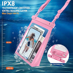 PEDVSTY Large Waterproof Phone Pouch, Cell Phone Dry Bag - Image 2