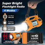 Emergency Radio NOAA Weather Alert FM/AM/SW, Hand Crank Radio - Image 4