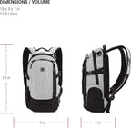 SwissGear 3598 Backpack, Narrow Daypack, Light Grey/Heather - Image 5