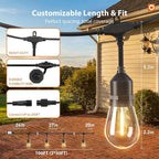 addlon 100FT Outdoor String Lights - Image 6