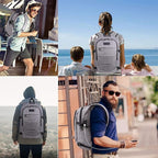 Tzowla Travel Laptop Backpack Water Resistant Anti-Theft Bag - Image 8