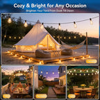 Ollny S11 50FT Solar String Lights Outdoor - Image 7