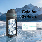 Insulated Water Bottle with Straw - Image 7
