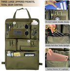 Tactical Seat Back Organizer Heavy Duty MOLLE Panel Organizer - Image 4