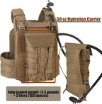 PETAC GEAR 1.5L / 3L Tactical Hydration Pack，Molle Carrier Pouch - Image 4