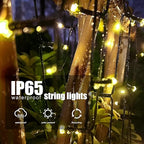 Selarlyt 2 Pack 200LED Solar Christmas Lights Outdoor, 72FT Solar String Lights - Image 3