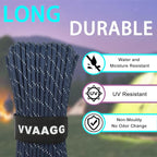 VVAAGG Reflective Paracord Rope 100FT, 7 Strand Nylon para Cord Lanyard Utility - Image 2