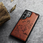Carveit Magnetic Wooden Case for Samsung Galaxy S26 Ultra Case 2026, TPU - Image 3