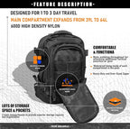 Miramrax Tactical Backpack Military Army Daypack - Image 5