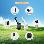 Wall Mount for Cameras and Solar Panels, 2-in-1 Mount Compatible - Image 3