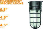 Woods L1706BLK Vandal Resistant 150W Incandescent Security Light, Ceiling Mount - Image 7