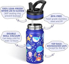 Fanhaw 14 Oz Kids Insulated Water Bottle - Image 2