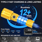 Banral Flashlights High Lumens Rechargeable, Super Bright Long Range Small - Image 6