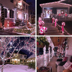 JMEXSUSS 132ft Red and White Christmas Lights Outdoor - Image 6