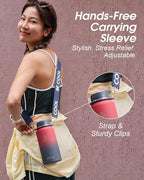 Coolflask Water Bottle with Straw, 32 oz Insulated Metal Water Flask with Straw - Image 6