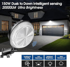 2 Pack 150W LED Barn Light, 20000LM Dusk to Dawn Security Light - Image 2