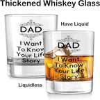 Nogrit Dad Whiskey Glasses 10 oz, Best Dad Gifts - Image 5