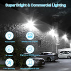HYPERLITE LED Wall Pack Light: 120W Glass Lens LED Wall Packs Outside Lighting - Image 4