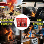 Ougist 4 Pack Emergency Fire Blanket - Image 5