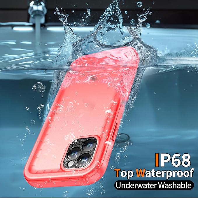 Cozycase Compatible with iPhone 12 Pro Max Case Waterproof, Built-in Screen - Image 3