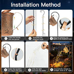 Ollny Solar Watering Can with Cascading Lights Outdoor Garden Decor, Birthday - Image 6