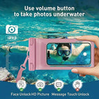 Waterproof Phone Pouch, with Interior Card Pocket, Large Waterproof Phone Case - Image 2