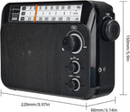 Retekess TR604W AM FM NOAA Radio, Portable Emergency Weather Radios - Image 9