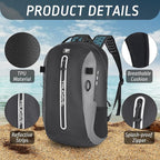 Trudave Waterproof Backpack, Waterproof Submersible Backpack, Floating TPU - Image 4