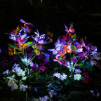 Adecorty Solar Garden Lights Solar Lights Outdoor Waterproof Decorative 4 Pack - Image 7