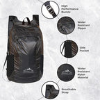 Daypack Ultralight Foldable Water-Resistant Nylon Durable Tear-Resistant - Image 3