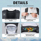 N NEVO RHINO Small Hiking & Trekking Backpack, 10L Lightweight Travel Backpack - Image 6
