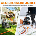 10 FT Outdoor Extension Cord Waterproof, 16/3 Gauge Heavy Duty 3 Prong Power - Image 5