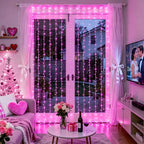 JMEXSUSS 300 LED Curtain Lights Plug in - Image 2