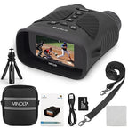 Minolta 10x25 Digital Night Vision Monocular w/Built-in 4K HD Video Camera by Minolta