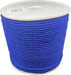 #8 X 1000' Blue Hollow Braid POLYPRO Rope by T.W+.+Evans+Cordage+Co.
