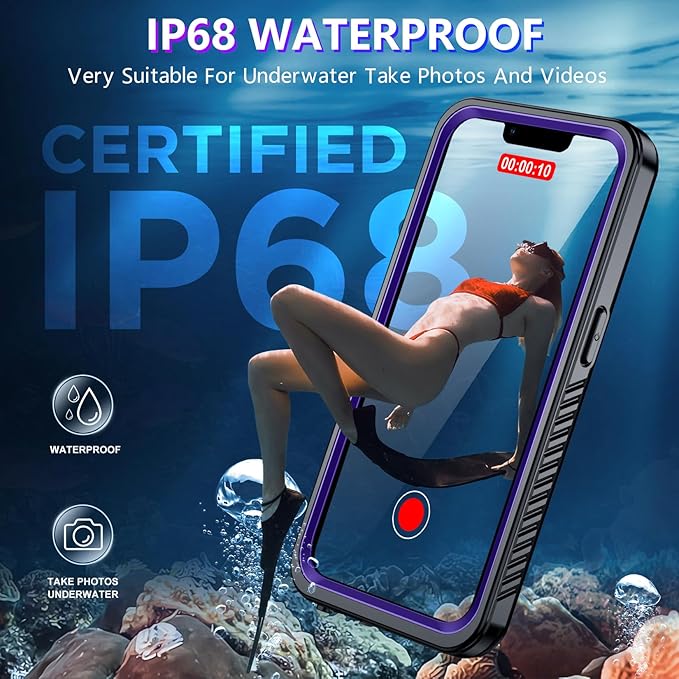 Red2Fire 2025 New for iPhone 13 Pro Max Case Waterproof, Phone Case for iPhone - Image 2