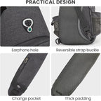 G4Free Canvas Sling Bag Crossbody Backpack - Image 6