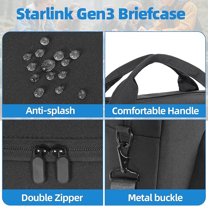 GMAK Starlink Gen 3 Case Carrying Bag, Starlink Organizer Travel Case - Image 3