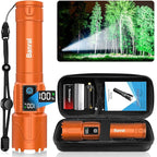 Rechargeable Tactical Flashlights 2000 High Lumens - 5000mAh Super Bright LED by Banral