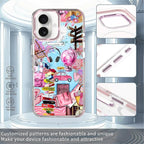Case for iPhone 16 Plus, Cover Holiday Trip World Map Phone Case Design，for - Image 2