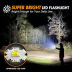 WdtPro LED Flashlight High Lumens SR2000 Pro, 2 Pack Brighter Tactical - Image 2