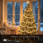 ASENEK 99FT 300 LED Christmas String Lights End-to-End Plug 8 Modes Indoor - Image 7