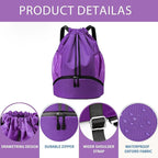 JELUTAR Drawstring Backpack Gym Bag - Image 8