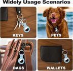 Linsaner Case for AirTag 2nd Gen & 1st Gen, Silicone Holder Keychain Key Ring - Image 3